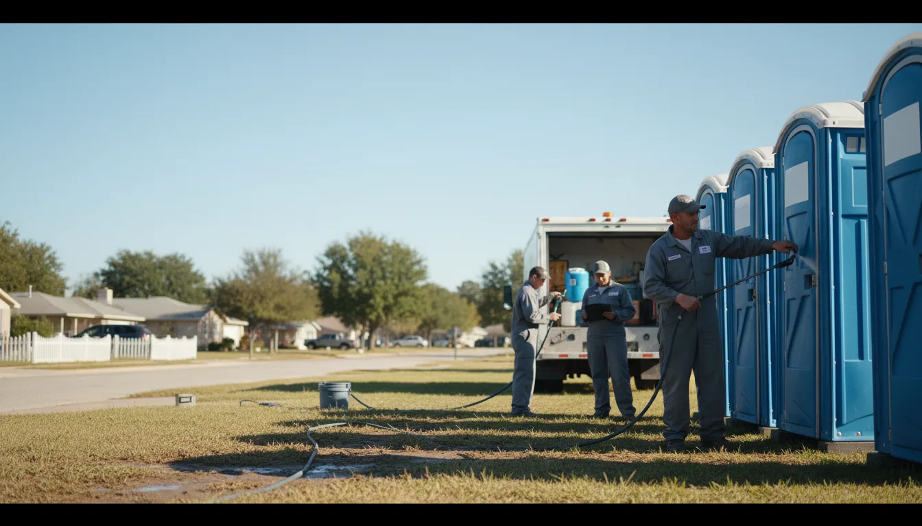 Long-Term Portable Toilet Rental in Shady Dale, GA near me